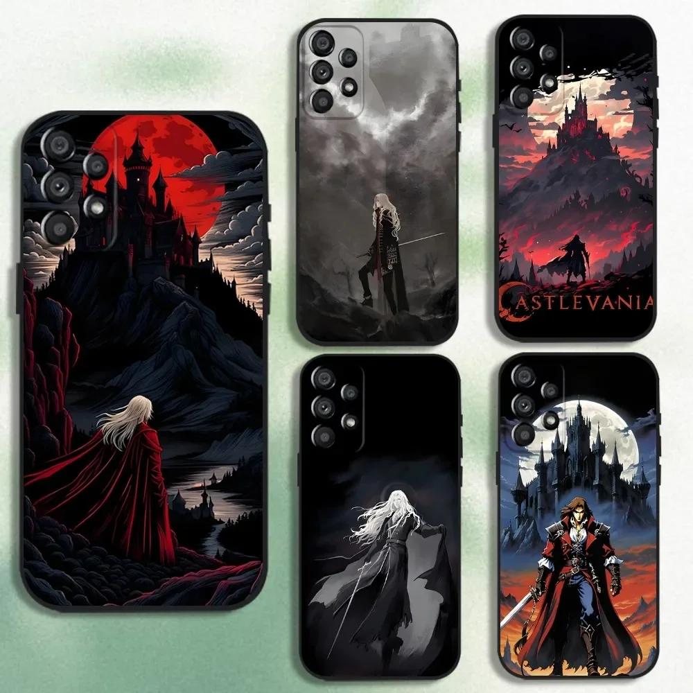 C-Castlevania Game Phone Case For Samsung Galaxy A20,A21s,A22,A31,A32,A52,A53,A72,73,A80 Soft Black Cover