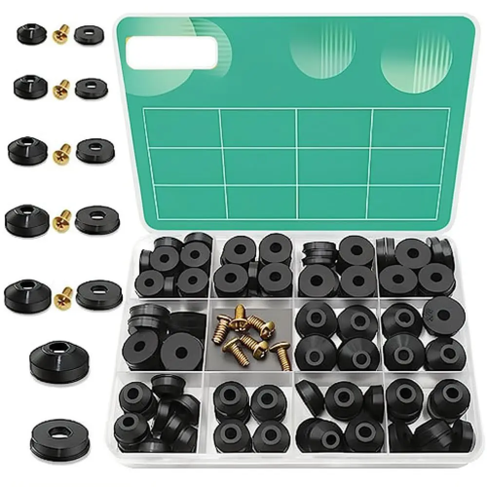 Water Pipe Seal Gaskets Rubber Assortment Kit For Faucet Shower Head Plumbing Leak Repair Maintenance Household Tool