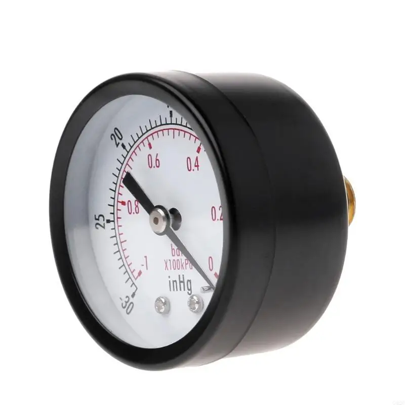 

G92C Durable Vacuum Pressure Gauge 1/4" BSPT Thread Heavy-duty Pressure Measuring