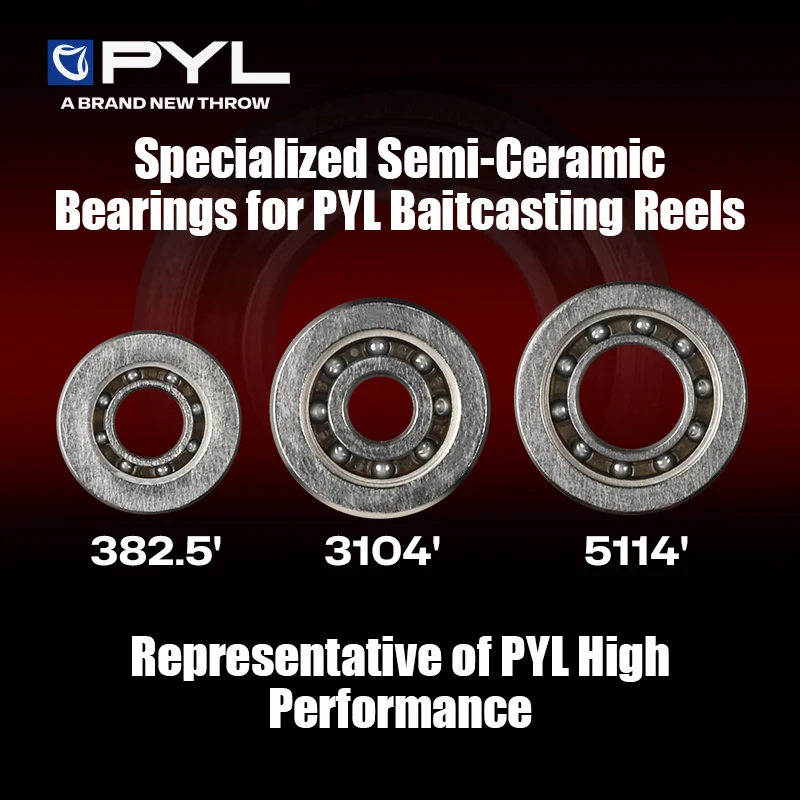 PYL Cuscinetto a sfere in ceramica 1pc per mulinello da pesca al lancio/tamburo SHIMANO DAIWA ABU Riparazione mulinello/Kit di modifica fai da te