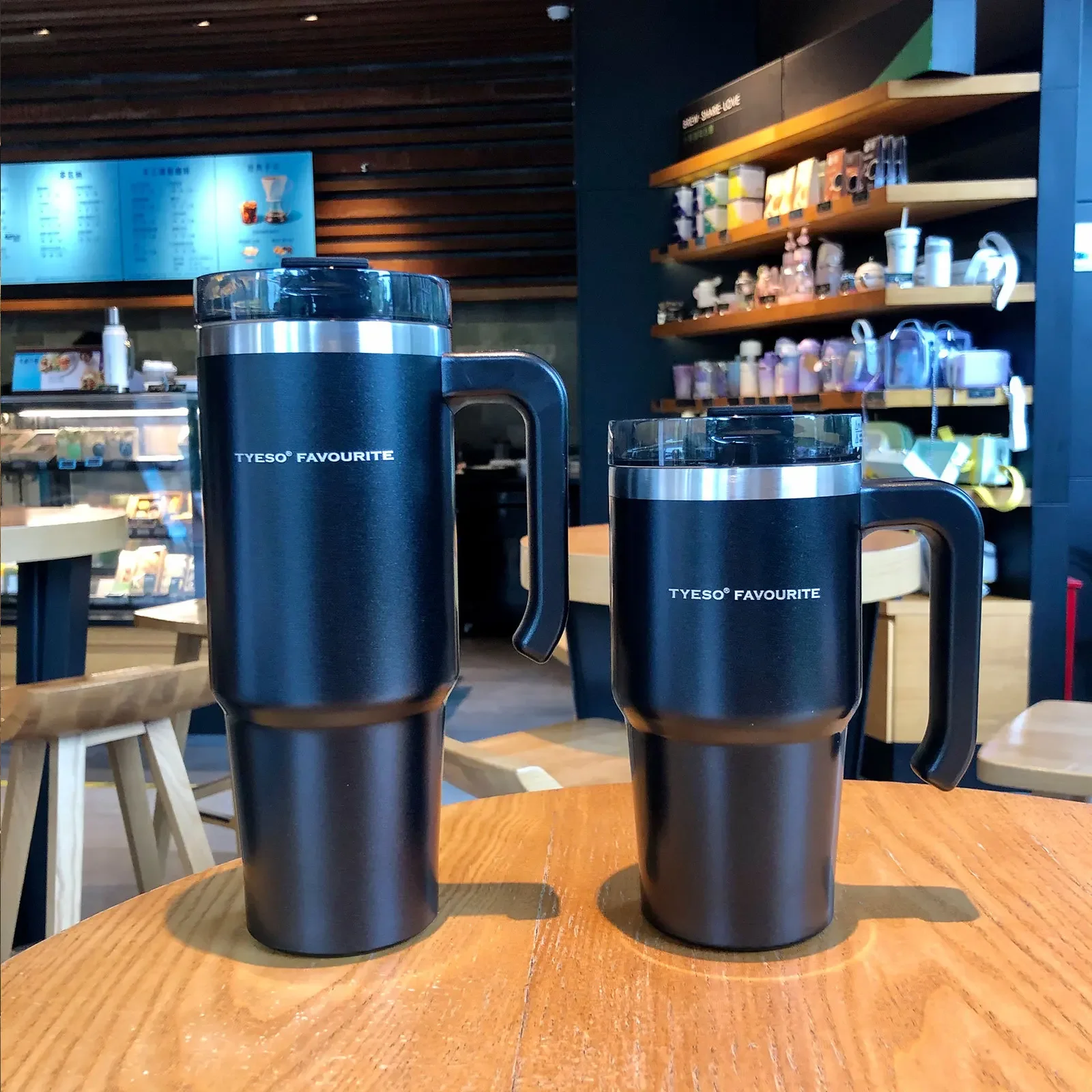 890/600ML Stainless Steel Coffee Thermos Mug Travel Tumbler Cups Vacuum Flask Thermos Bottle With Straw Garrafa Termica Gift