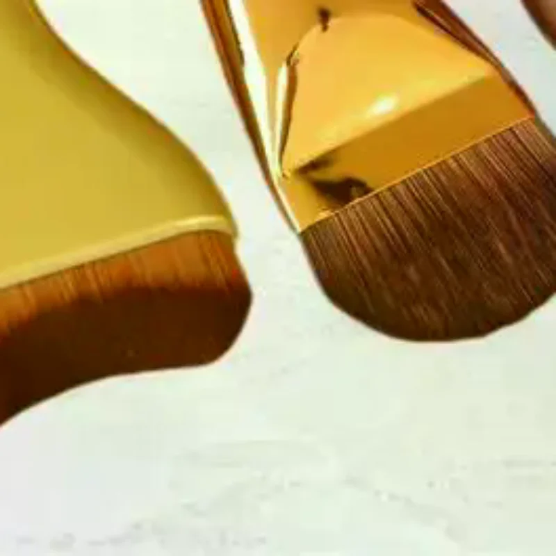 Juego de brochas de maquillaje para base, cepillo ultrafino para máscara superior para crema líquida, cosméticos, herramienta de belleza, regalo Premium, 1/2 Uds.