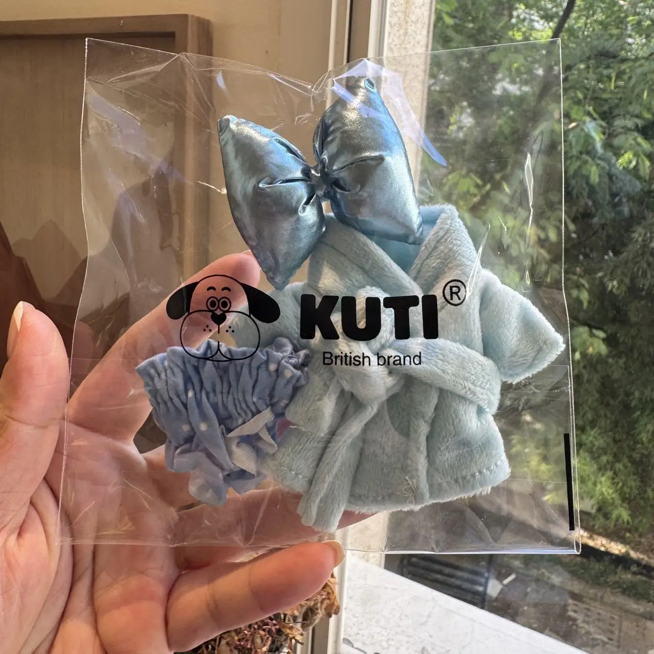 Ensemble pyjama en peluche avec nœud et pantalon pour peignoir Labubu pour poupée Labubu V1v2v3, accessoires pour vêtements de bricolage