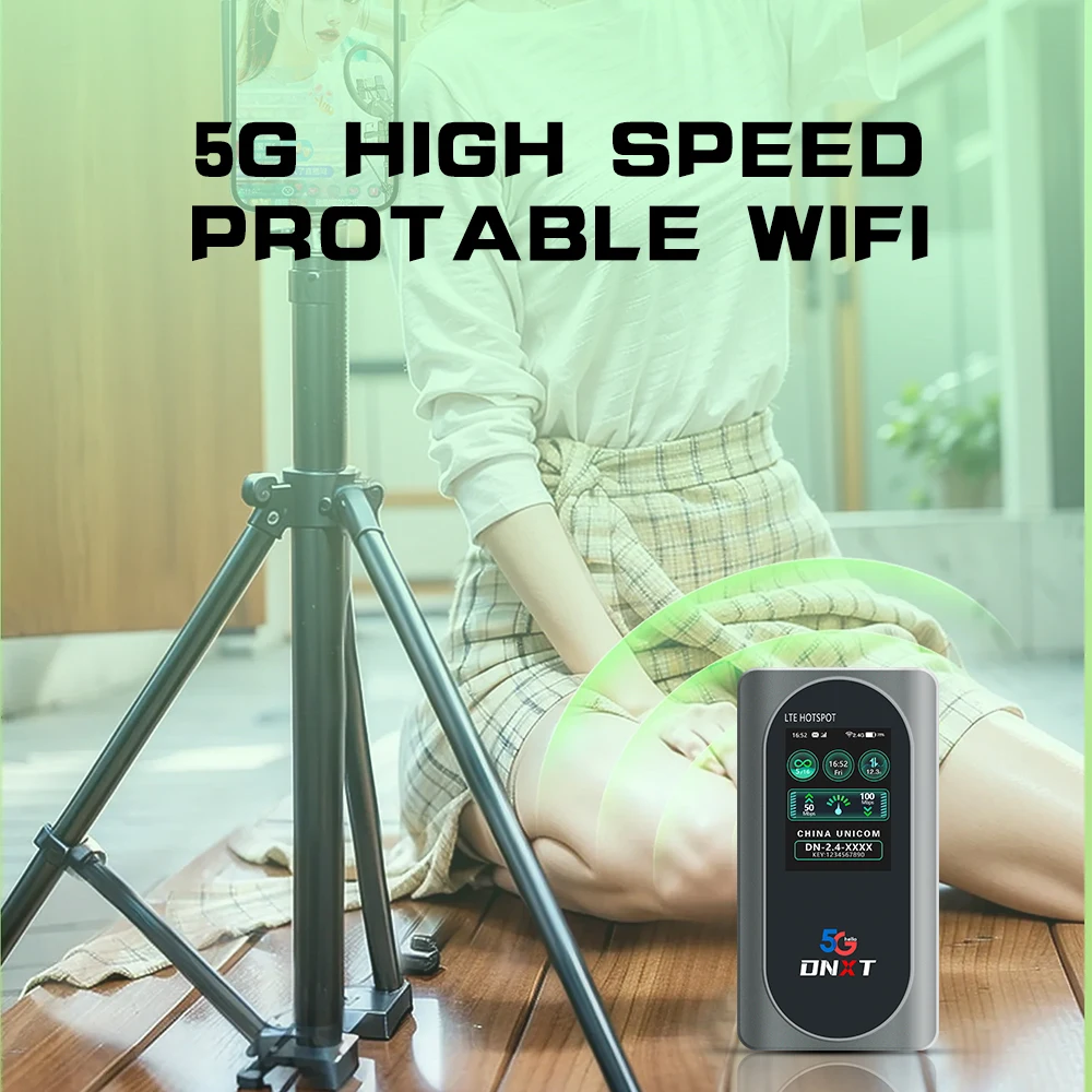 Outdoor Home Use High-Speed 5G Router With Sim Card Slot WiFi Router Modem   Card Firewall VPN MIMO Antennas Mini 4G Router