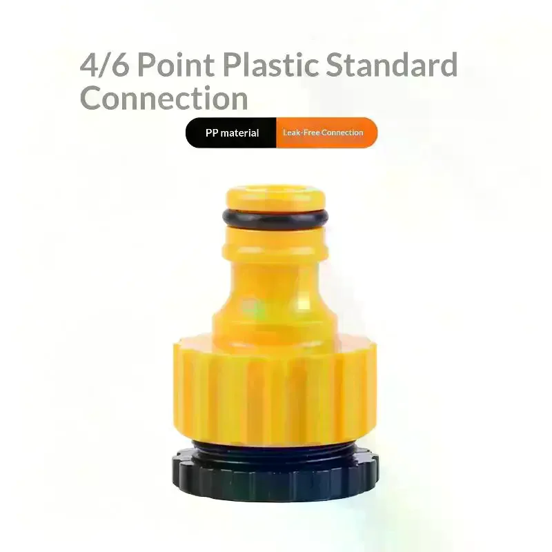 4-point Plastic Garden Hose Quick Connectors With Leak Proof Design And Quick Connection For Yard Watering Car Washing Garden