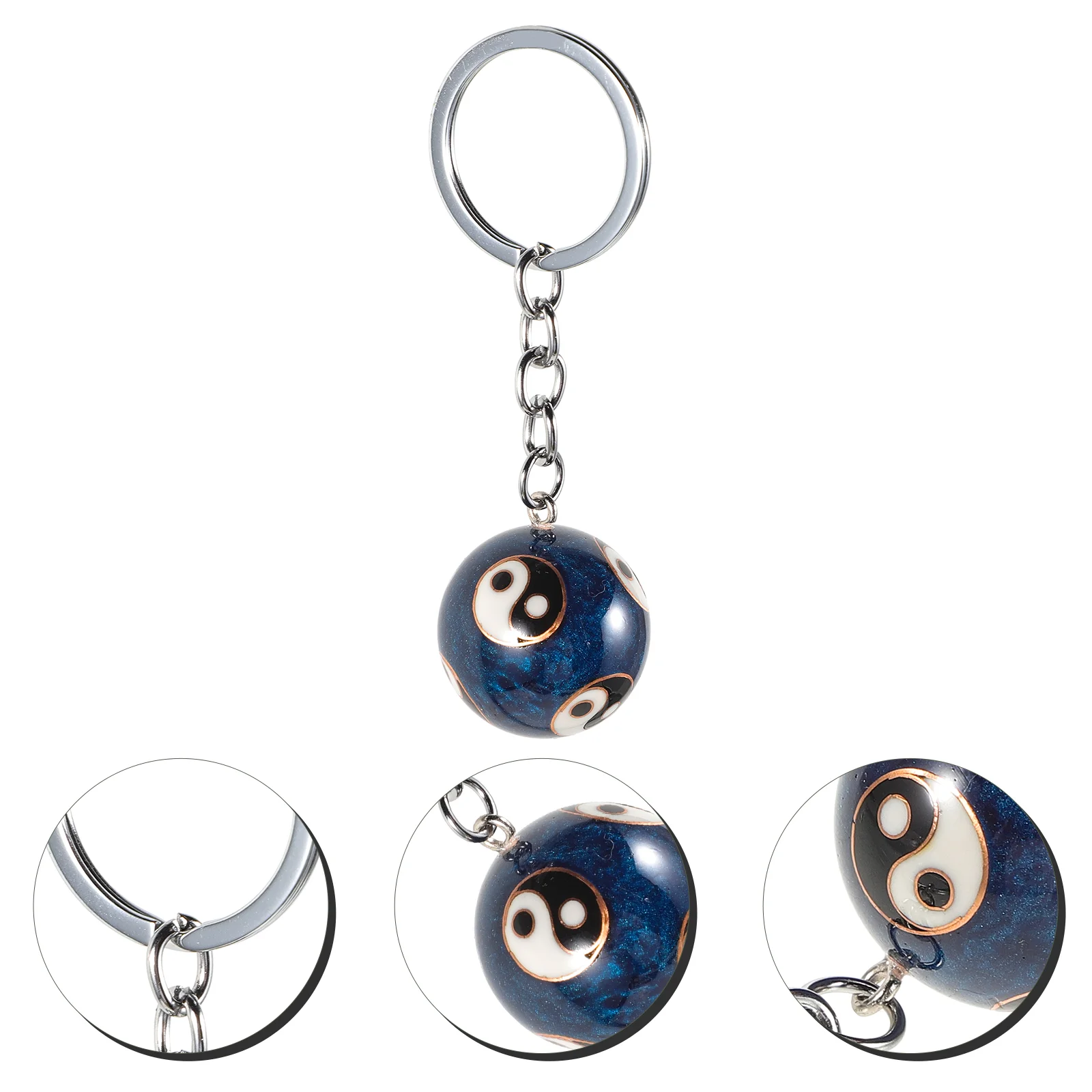 

Fitness Handball Keychain Keychains Eight Diagrams Gifts Keepsake Massage Pendants Keyrings Exquisite Decors Sports Balls