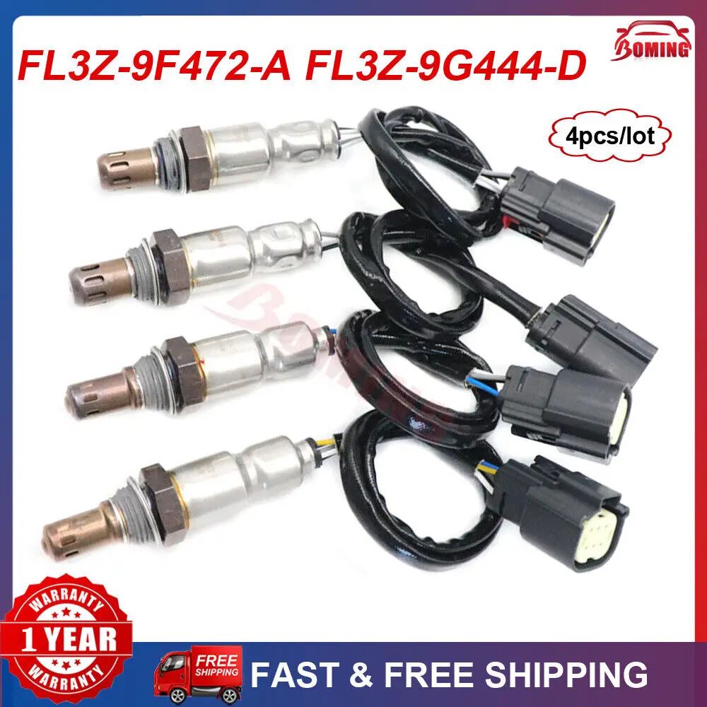 

4Pcs/lot FL3Z-9F472-A FL3Z-9G444-D Air Fuel Ratio Lambda Oxygen Sensor For Ford F-150 5.0L 2015-17 234-5176 234-4968 FL3Z9F472A