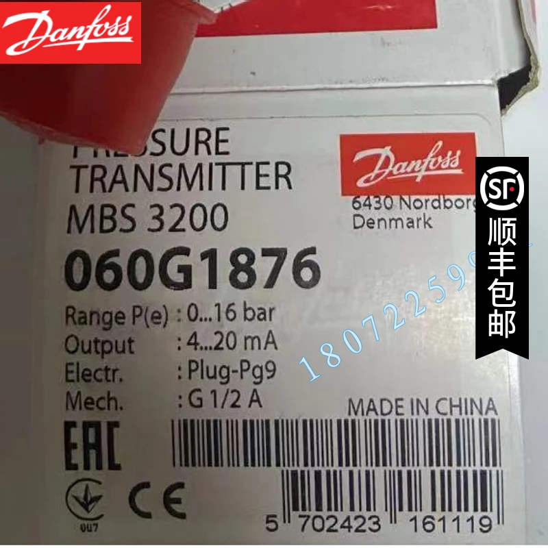 

Danfoss Pressure Sensor Mbs32060g1279 060g1278 060g1277 060g1276