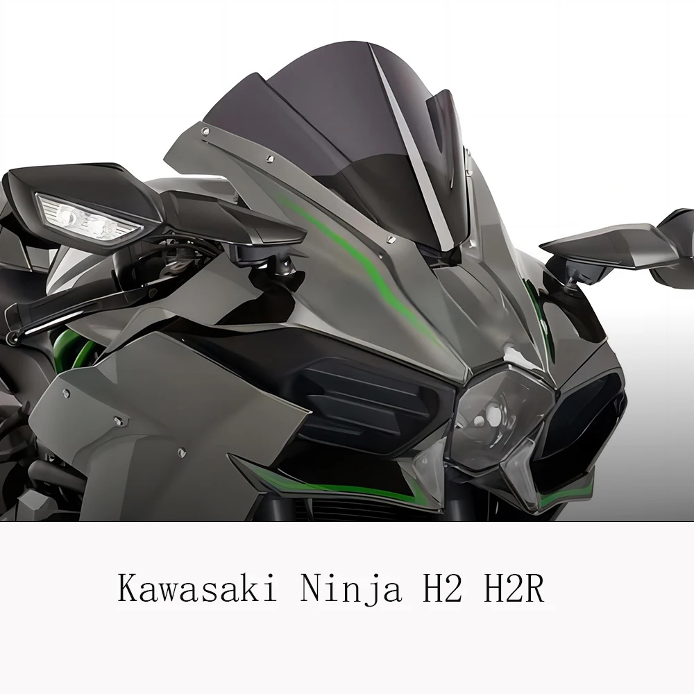 Паро-бриз для мотоцикла Kawasaki Ninja H2 H2R 2015 – 2024, димобиль для пары, аксессуары для мотоциклов, премиальные отверстия для вентиляции, п