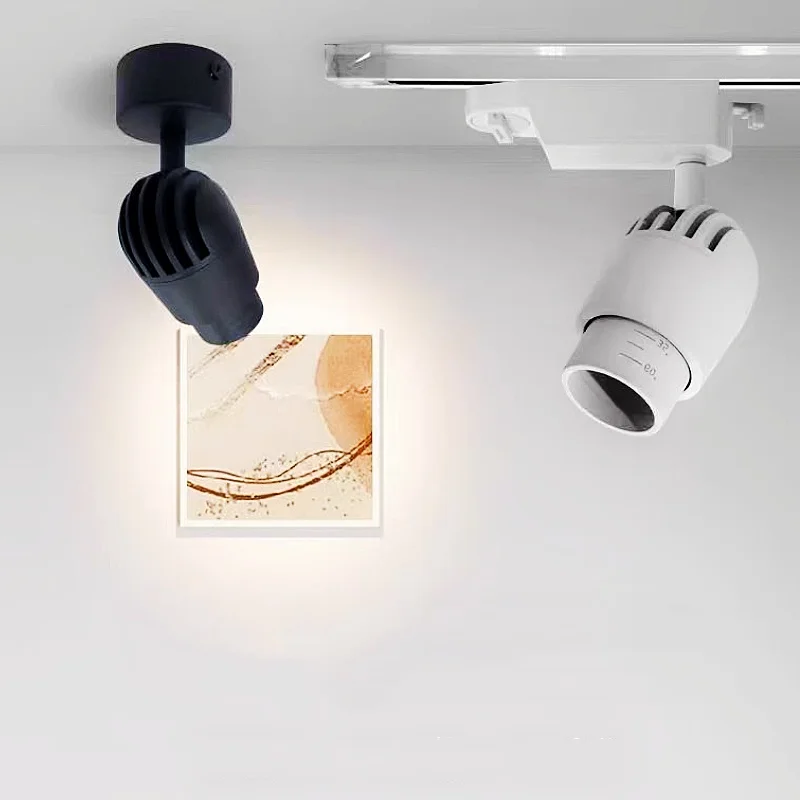 LED focus track spotlight 350 degree rotating zoom Museum Ceiling light Dining bar Focus rail light 5W7W10W12W15W indoor lightin - Image 3