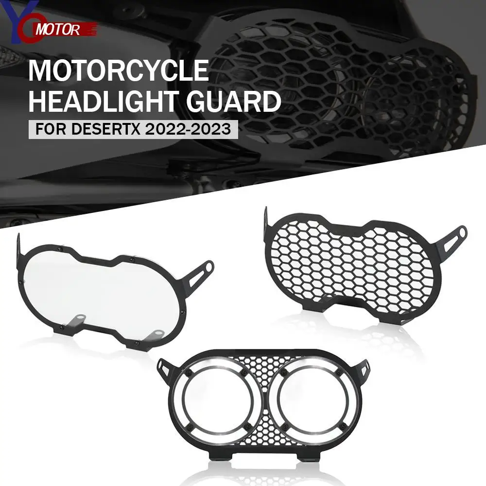 

2022 2023 For Ducati DesertX Motorcycle Accessories Headlight Guard Protector Cover Grill & Radiator Guards Protective Desert X