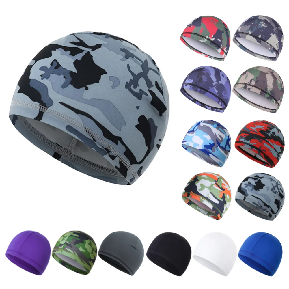 Summer Unisex Cycling Cap Dustproof Sunshade Anti-Sweat Inner Cap for Riding Running Breathable Hat for Cyclist