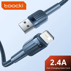 Toocki USB Cable For iPhone 14 13 12 11 Pro Max Mini XS XR 8 7 Plus SE 2.4A Fast Charging For iPhoneCharger USB Lightning Cable