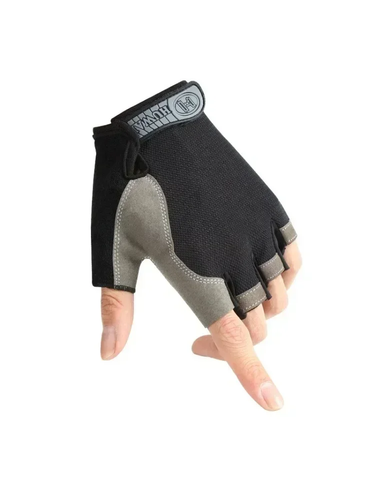 AliExpress NONE Men Women Half Finger Sports Gloves Summer Spring Breathable Quick Dry Gloves Cycling Hiking Travel Fishing Yoga Fitness Workout