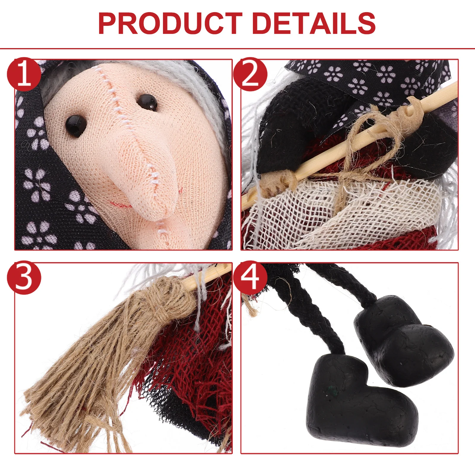 

Hanging Witch Decor Halloween Theme Hanging Witch Ornament Safe for Home Office Coffee Shop Festival Accessories