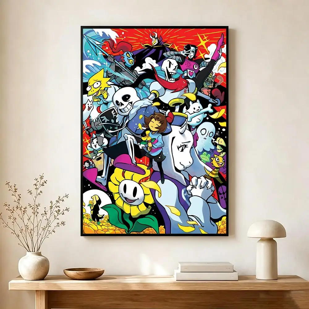 Indie Pixelated U-Undertale Poster Modern Home Decoration Interior Design & Contemporary Wall Art Collection