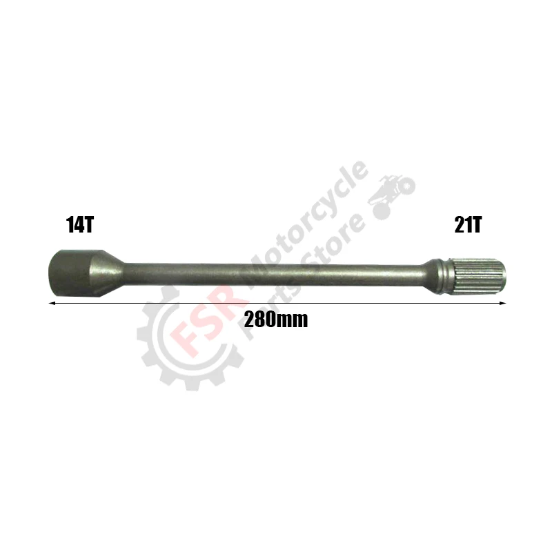 ATV rear drive shaft f left half shaft 14/21 suitable for JS250 Loncin Construction 250-3-5 Quad motorcycle parts