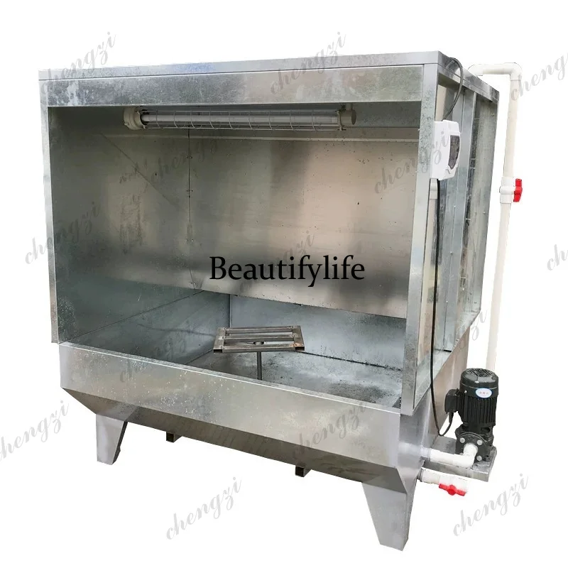 A81 Grinding Polishing Spray Booth Paint Mist Small Water Wash Spray Booth for Wood Metal Painting Water Curtain Cabinet Water C