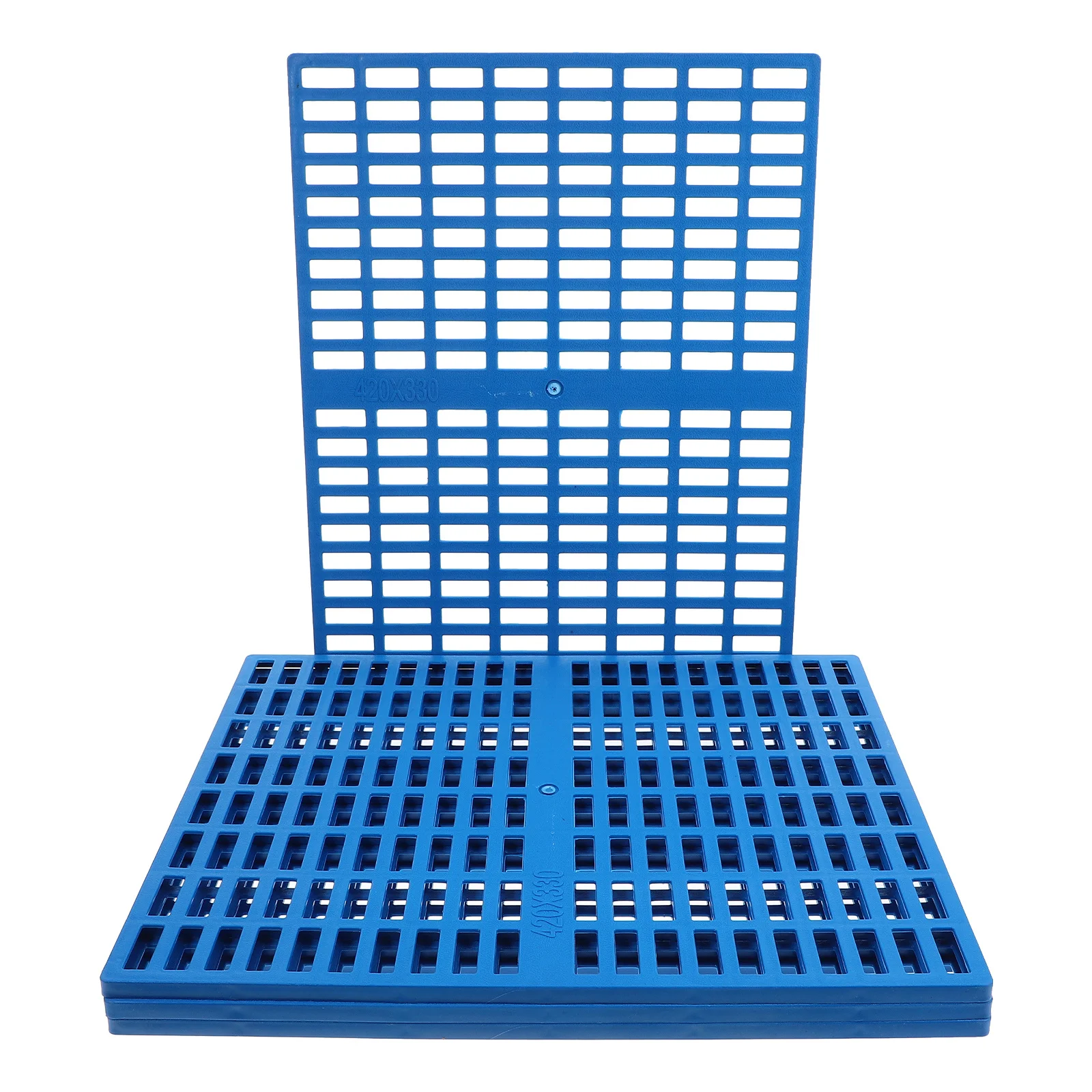 

4pcs Pet Cage Floor Mats For Small Animals Rabbit Hamster Guinea Pig Bunny Resting Mat Reusable Plastic Foot Pads With Holes