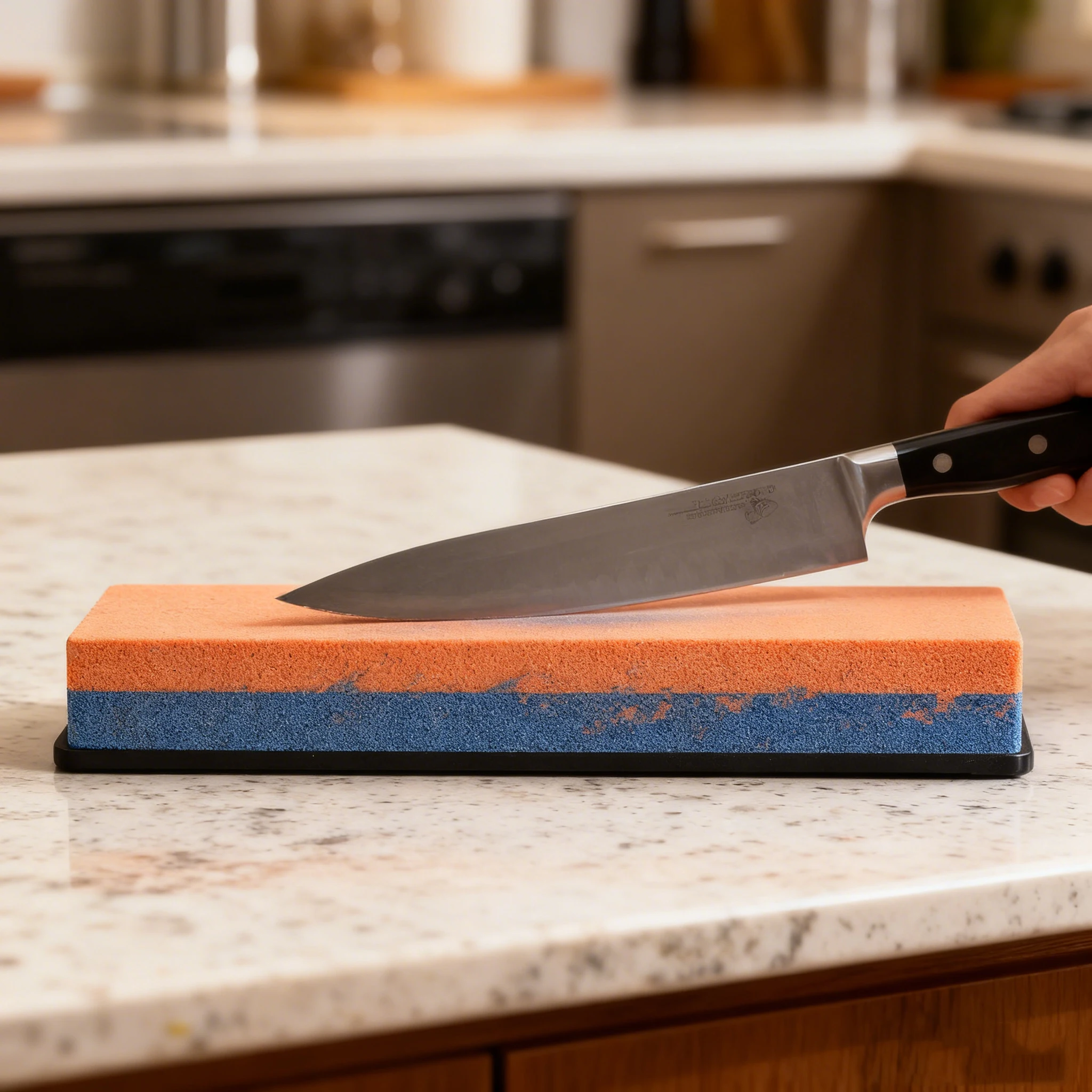 

Double sided alumina grinding stone kitchen grinding tool with multiple sizes suitable for kitchen blade maintenance