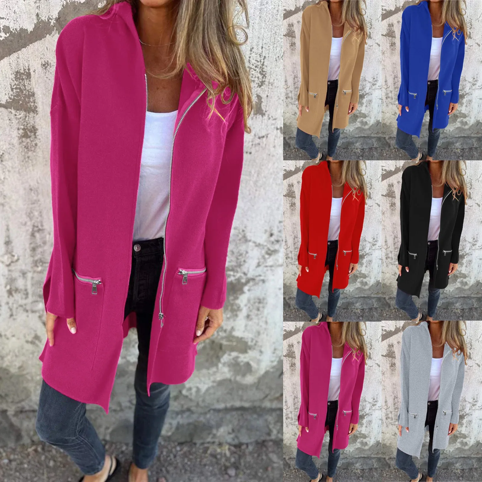 Women Thin Blazers Autumn 2024 Female Autumn Solid Color Blazer Long Sleeve Open Stitch Womens Slim Coats Femme Ladies Tops