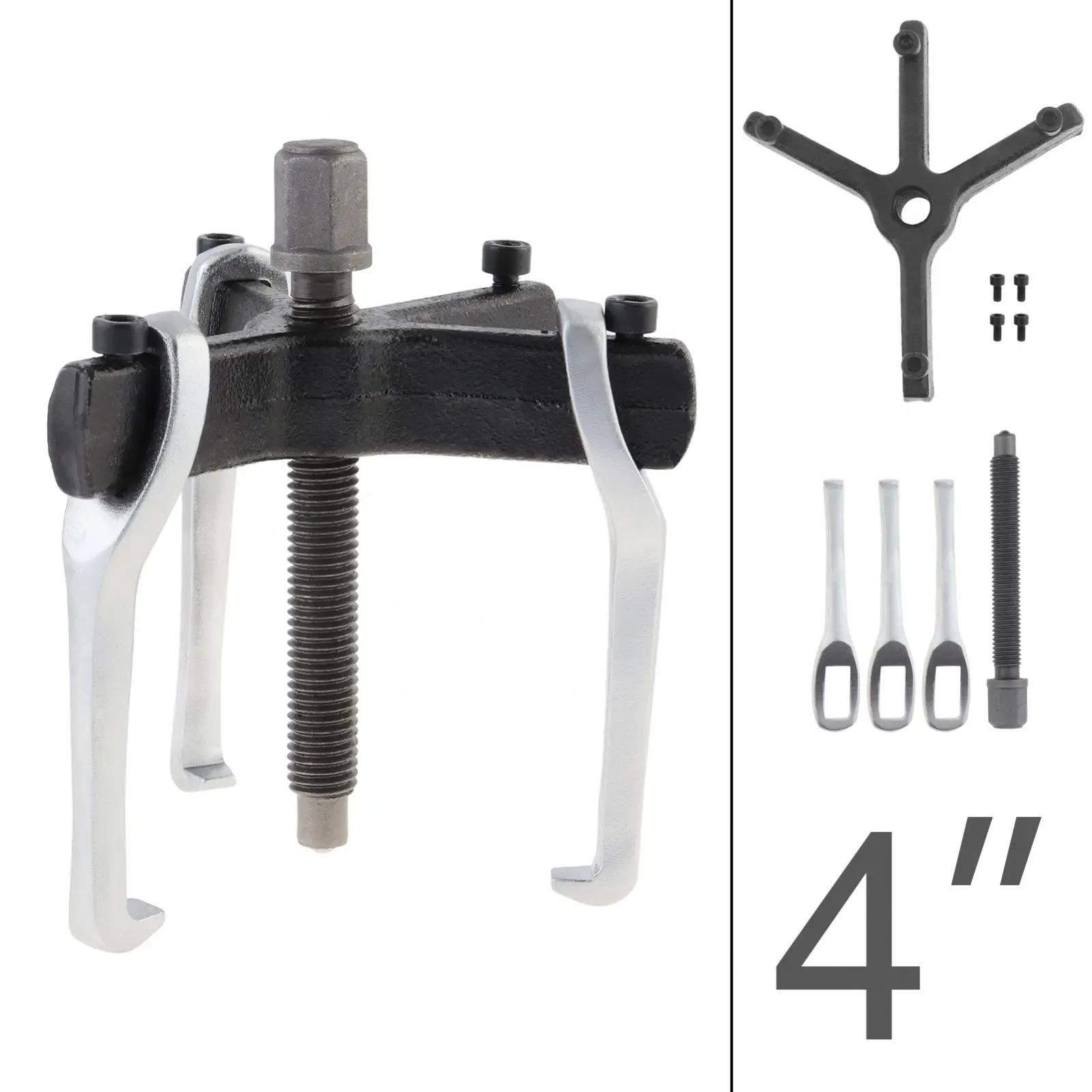 

4 inch 3 Claws Convertible 2 Claws Jaw Puller for Auto Repair Tools, Forge and Stamp Car Inner Bearing Puller Extractor