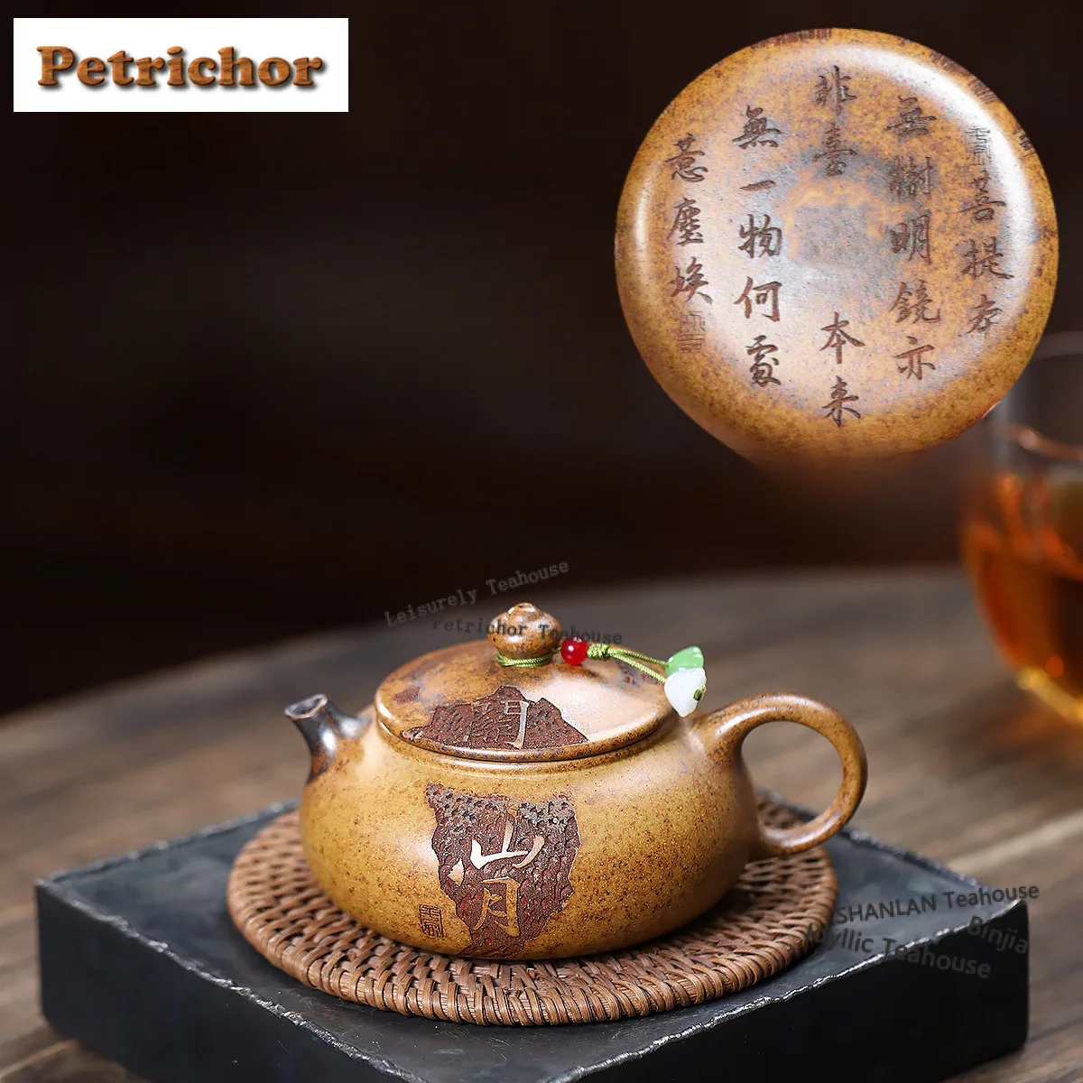 

190 мл Драконовая кость Золотой песок Hanjiang Creative Yixing Фиолетовая глина Чайники ручной работы X Горшок Сырая руда X Грязь Чайник Zisha Чайный сервиз Подарки