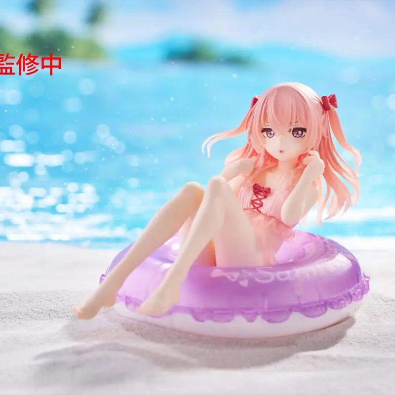 

Original My Dress-Up Darling INUI SAJUNA Aqua Float Girls Swimsuit Style Anime Figure Doll PVC Model Gift Collector Figurine