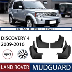For Land Rover Discovery 4 2009-2016 car tire mudguard sheet,Front Rear Flares Splash Guards Cover Car Accessorie