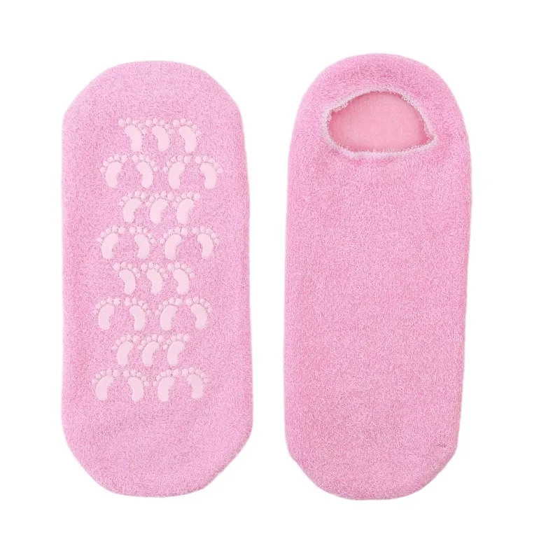 Moisturizing Socks Full Foot Gel Breathable Anti-Crack Ankle Socks Daily Wear Exfoliating Preventing Dryness Cracked Heel Care view 4