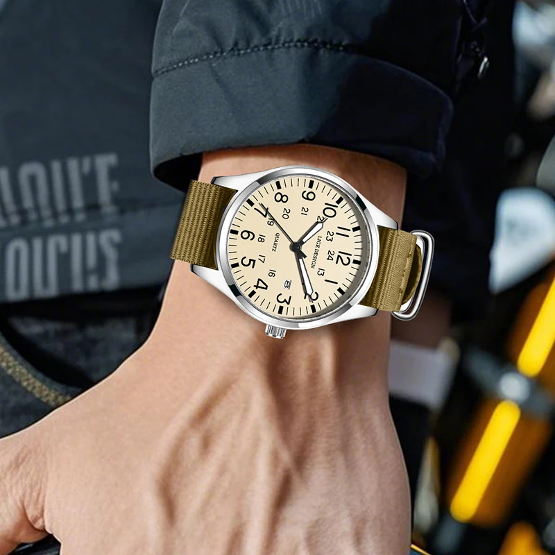 LIGE Роскошные военные спортивные кварцевые наручные часы с датой, мужские модные мужские часы со светящимися стрелками, повседневные нейлоновые часы Reloj Hombre