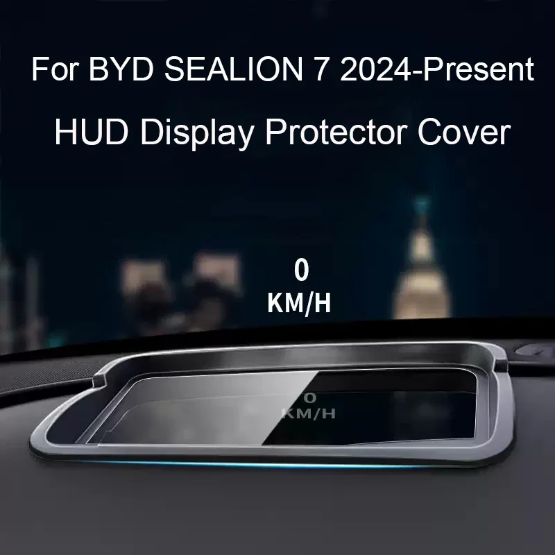 

Защитный чехол для дисплея автомобиля Hud HD из закаленного стекла для BYD SEALION 7 EV 2024-2026, антибликовая защита для проекционного дисплея