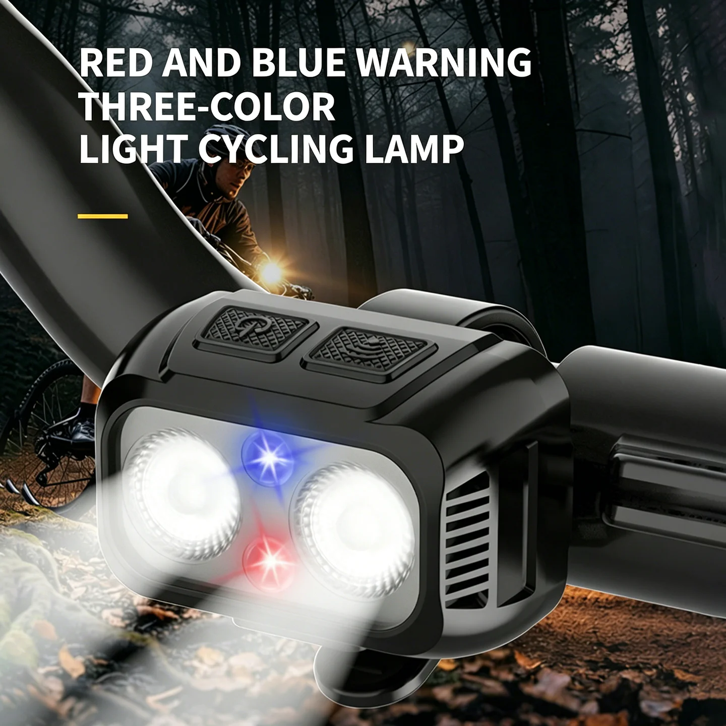 Mini Bike Front Rear Light Set LED Bicycle Headlight Rechargeable Cycling Red Warning Taillight Multi Modes MTB Road Bike Lamp