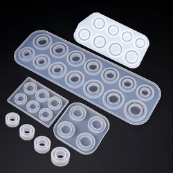 SNASAN Finger Ring Silicone Mold Resin Mould For Jewelry Making DIY Tool Crafts Epoxy Resin Casting Molds
