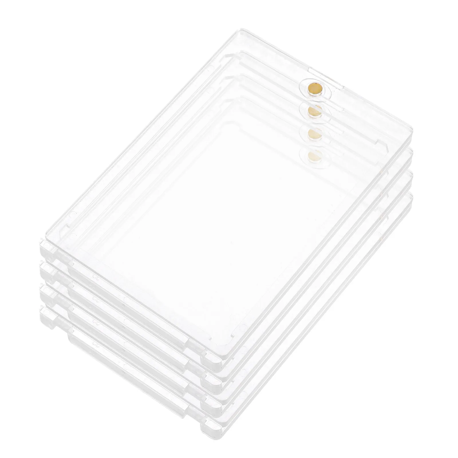 

4Pcs Card Holder Stand Plastic Hard Support Baseball Card Display Rack Sports Trading Business Baseball Treat Stand