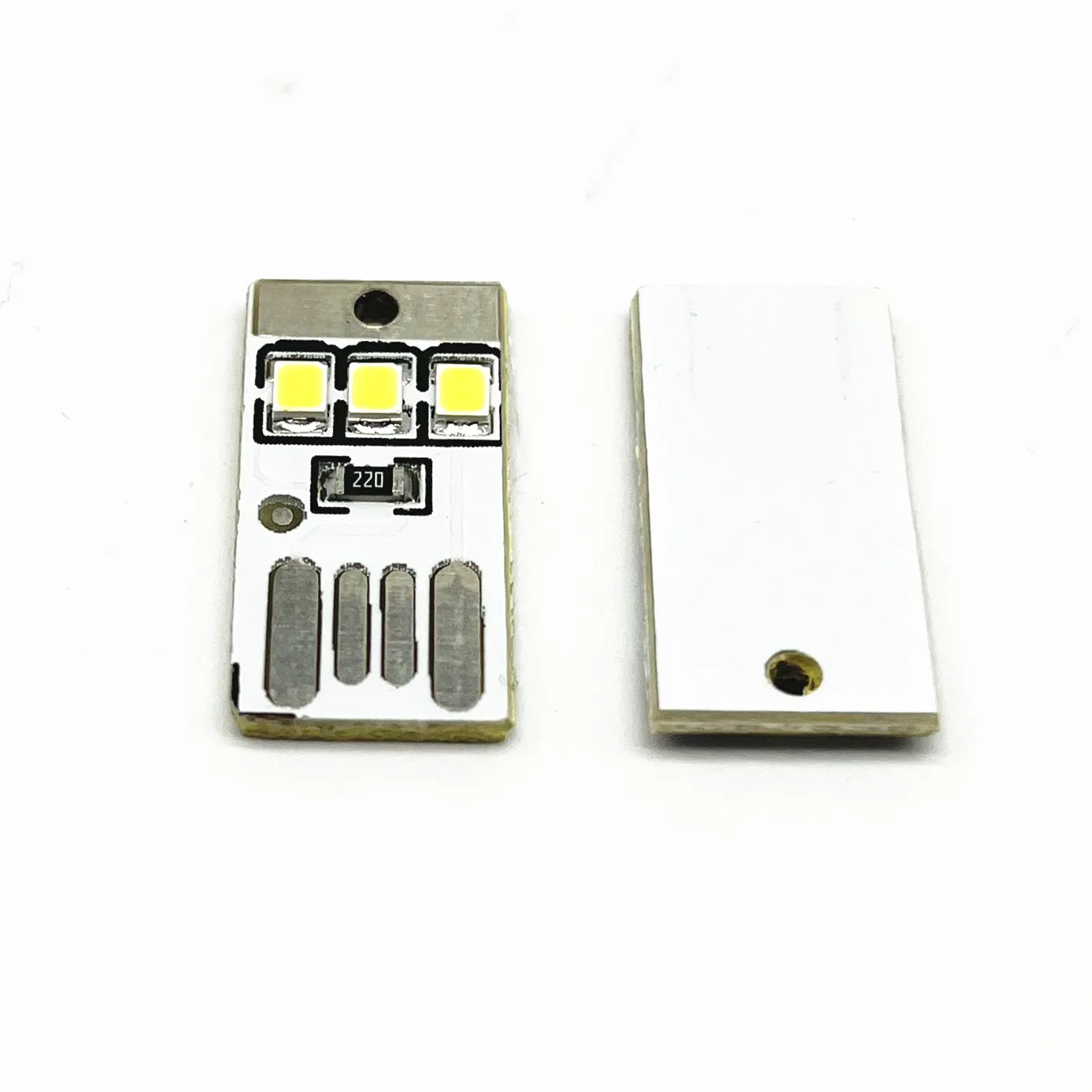 10PCS  Mini Night USB LED Keychain Portable Power White Board Pocket Card Lamp Bulb LED Black Board