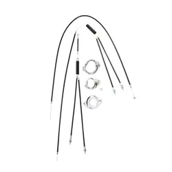 Professional Detangler Brake Cable Kit with Rotor High-Performance Mechanical Brake System for Freestyle & Street Riding