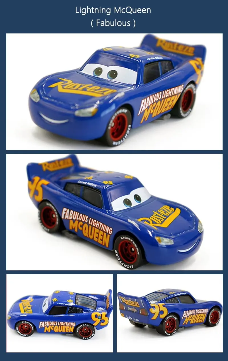 Pixar Cars 2 3 Lightning McQueen Cruz Ramires Sterling Ramone Traktoren Legierungsautomodell Kinderauto Spielzeug Geburtstagsgeschenk – Detail 19