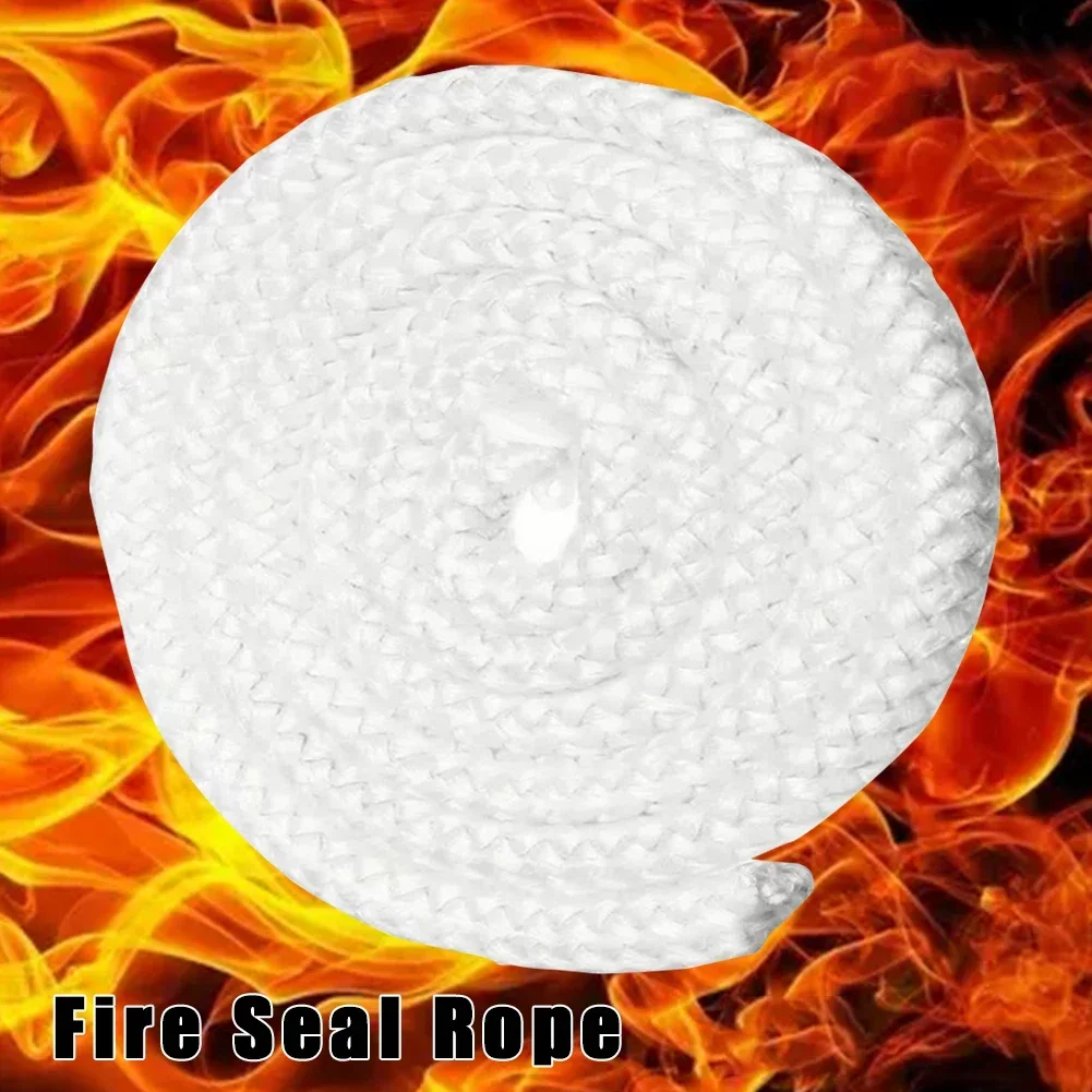 Fiberglass Oven Seal Round With Glue Chimney Sealing Cord 8/10/12/14/16 Mm Boiler Industrial Wood Burning Stove Doors