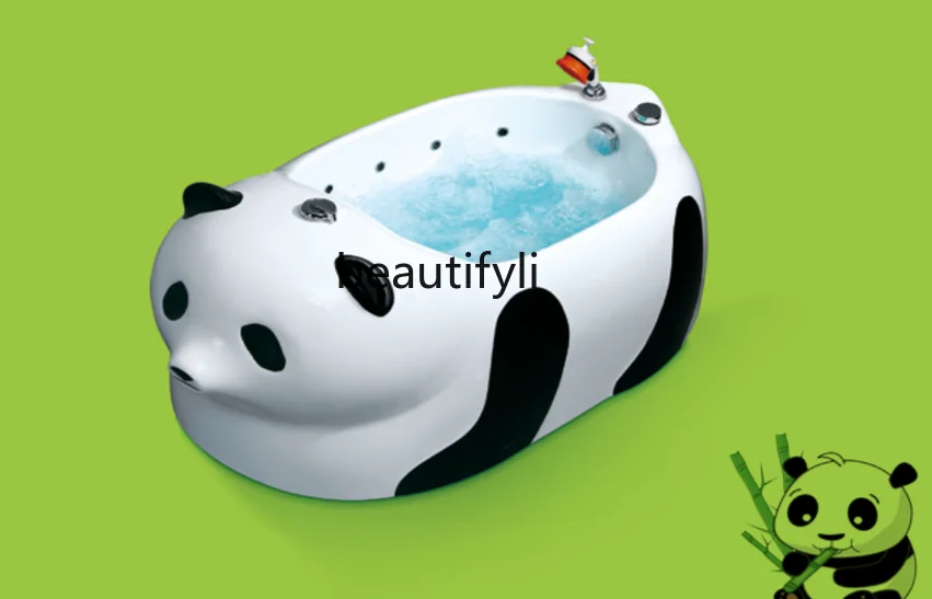 

Pet Spa Machine Creative Cartoon Pet Bath Pool Acrylic Spa Tank