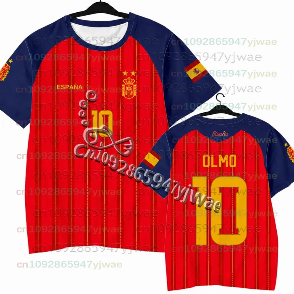 2026 Spanisches Yamal-Fans Gedenk-Edition Fußballtrikot Schnelltrocknendes Kurzarm-T-Shirt für Männer, Frauen, Familie und Kinder 3D – Detail 8