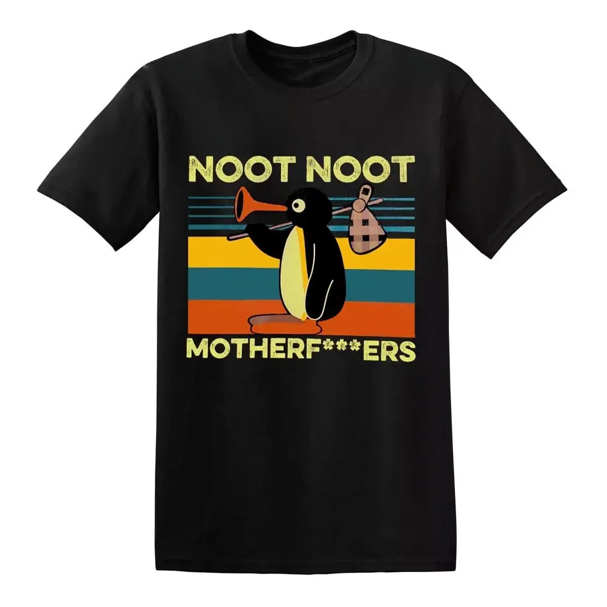 Noot Noot Funny Penguin Offensive Rude Unisex T-Shirt Top Tee S-5XL