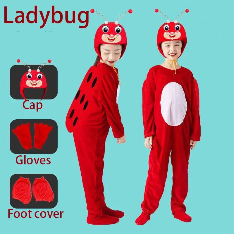 

NewChildren Dragonfly Butterfly Wing Animal Cosplay Costume Kids Ant Bee Cartoon Outfit for Hallowmas Party Show Clothing Set20