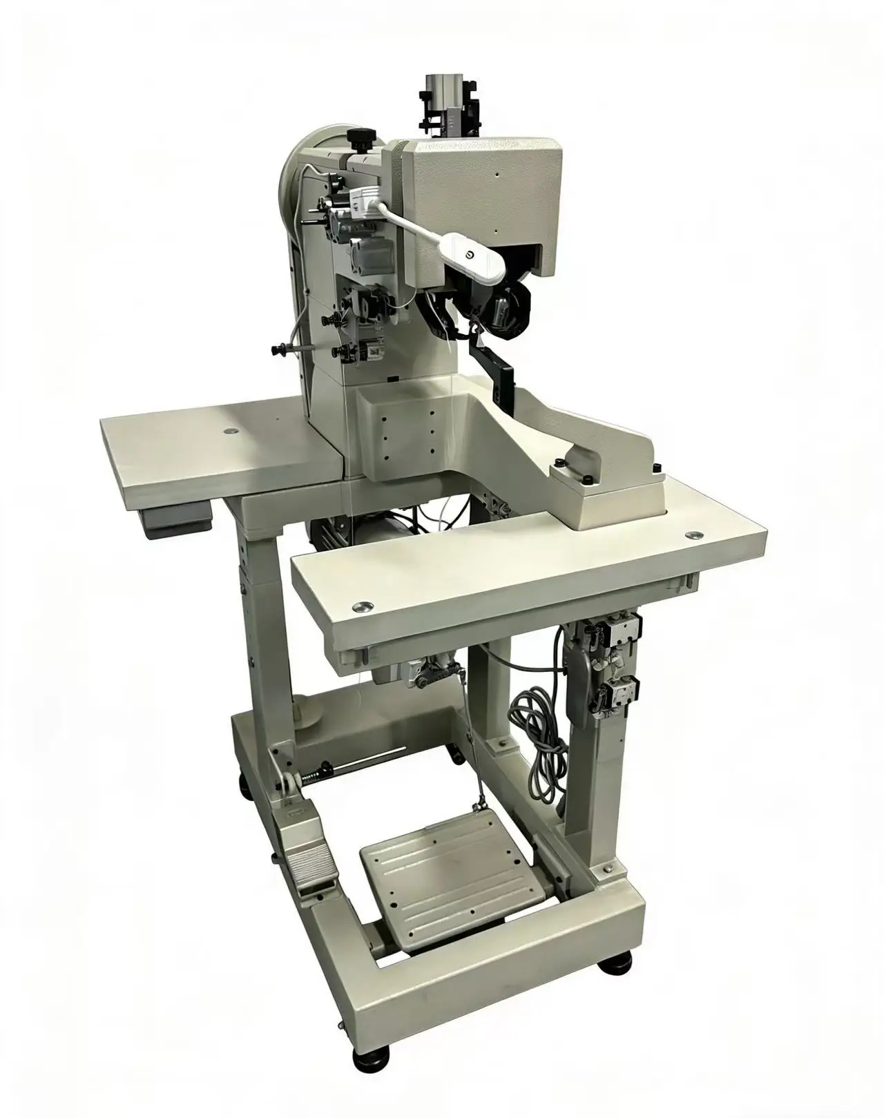 New Industrial Swing Arm Flat-Bed Single Needle Sports Shoe Upper Outsole Edge Sidewall Double Lock Stitch Sewing Machine CE