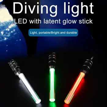 Professional Diving Light Safety Plastic Exquisite Workmanship Waterproof Underwater Light Scuba Diving and Snorkeling 