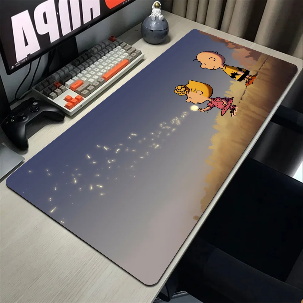 MINISO-Tapete De Rato Dos Desenhos Animados, Tapete De Mesa Com Acessórios Para Jogos De Pad, S-Snoopy Prime, XXL, Teclado