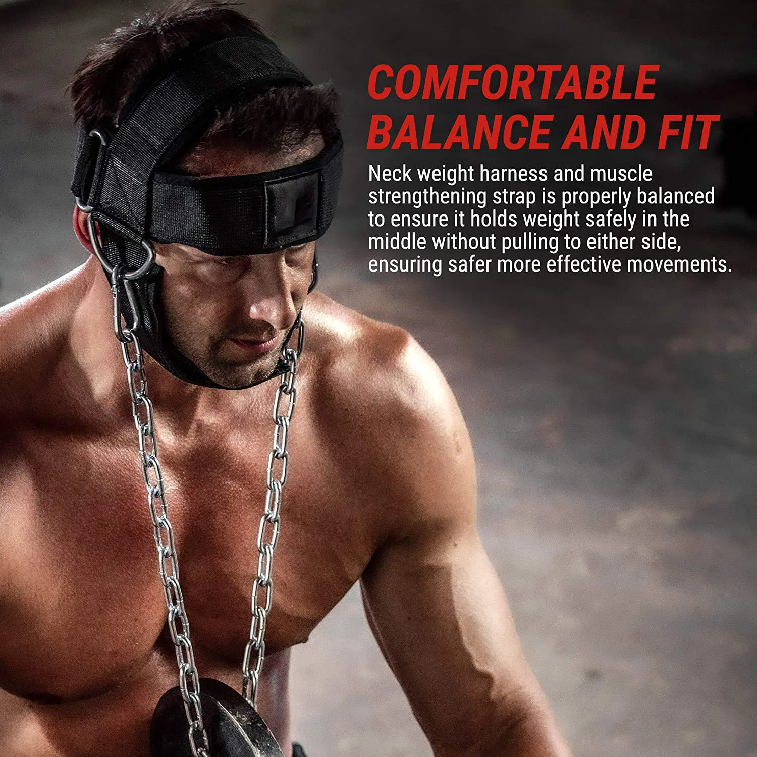 Head Neck Training Head Harness Body Strengh Exercise Strap Adjustable Neck Power Training Gym Fitness Weight Bearing cap