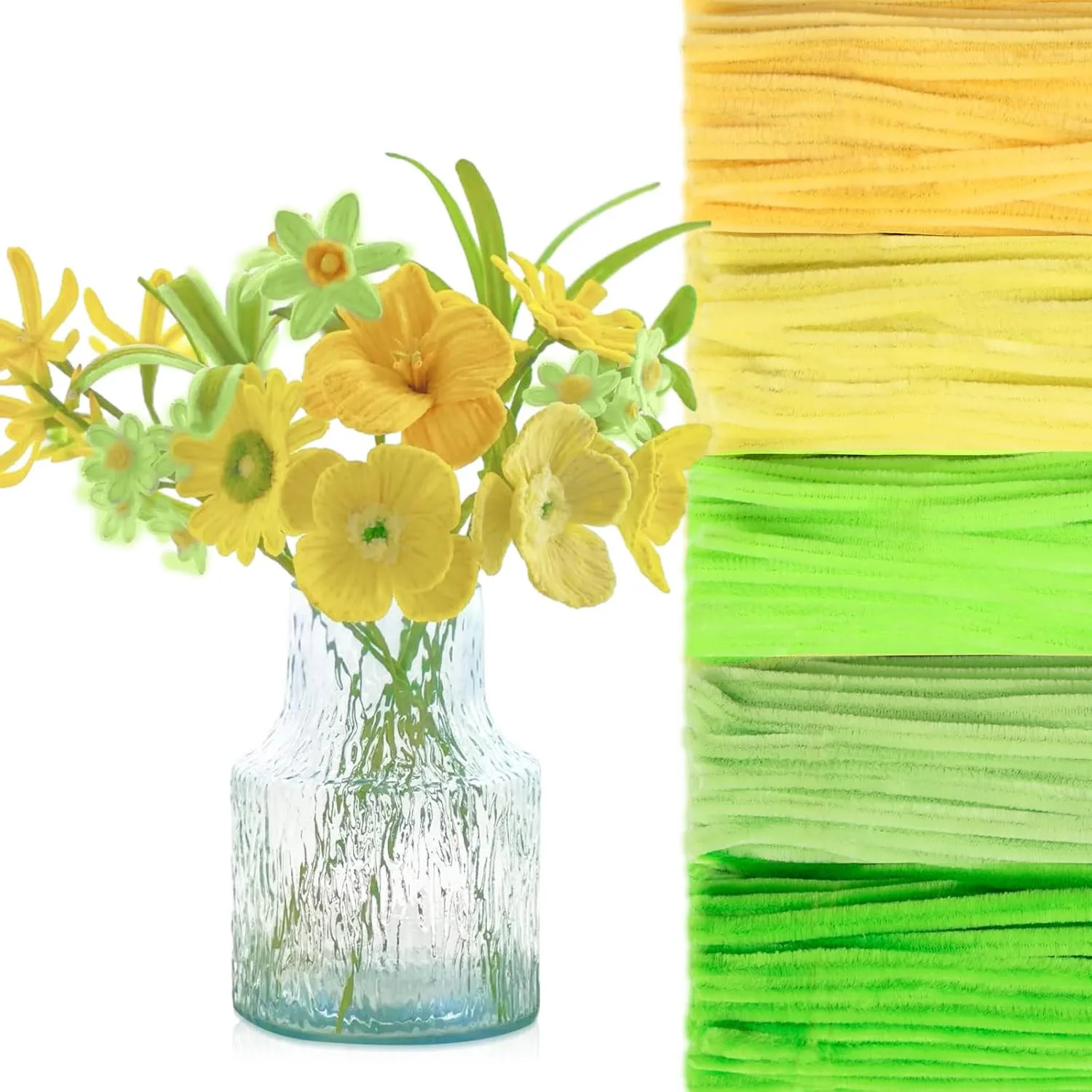 500/600 stuks pijpreinigers chenille stengels 12 inch ambachtelijke benodigdheden bulk voor doe-het-zelf kunst- en ambachtelijke projecten creatief cadeau