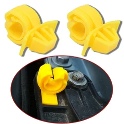 For Opel Vauxhall Meriva B 2X Bonnet Strut Stay Rod Prop Holder Clips Hood Fastener Plastic Cable Lock Accessories Repair Parts