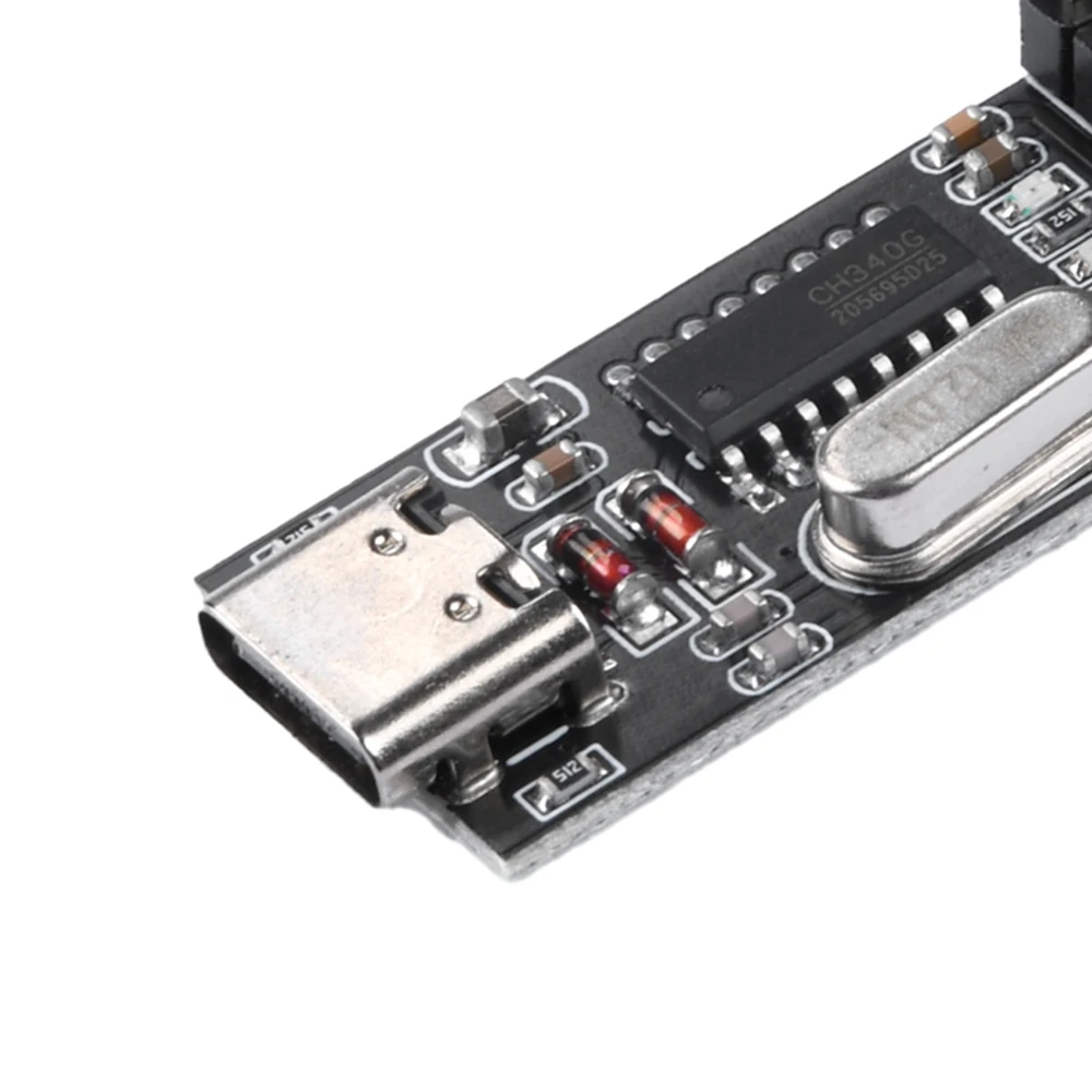 TYPE-C Stecker Buchse CH340G CH340 3,3V 5V Schalter USB zu TTL Konverter UART Modul für Smartphones Tablets Computer Direkt Anschließbar – Detail 10